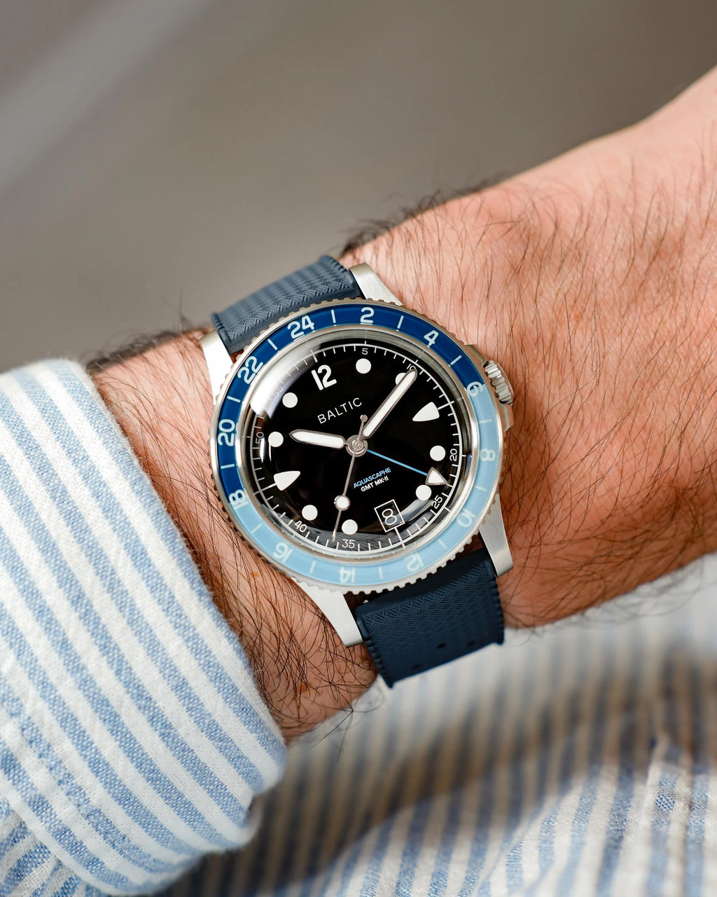 Baltic Aquascaphe GMT MK-II Blue