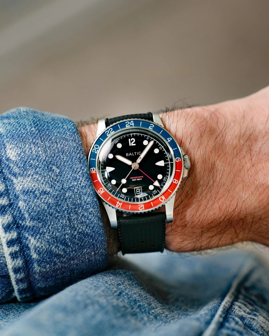 Baltic Aquascaphe GMT MK-II Red