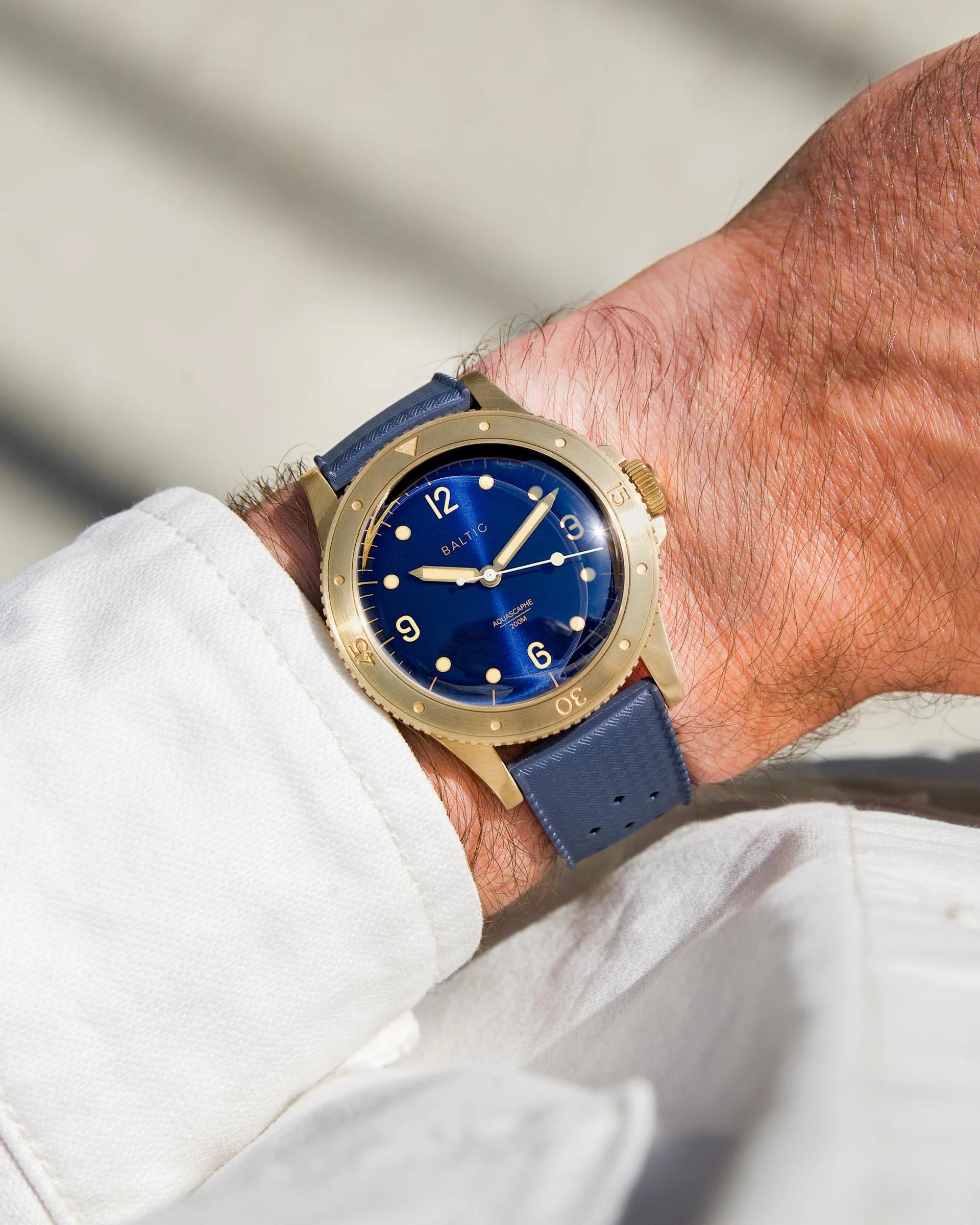 Baltic Aquascaphe Bronze Blue Gilt