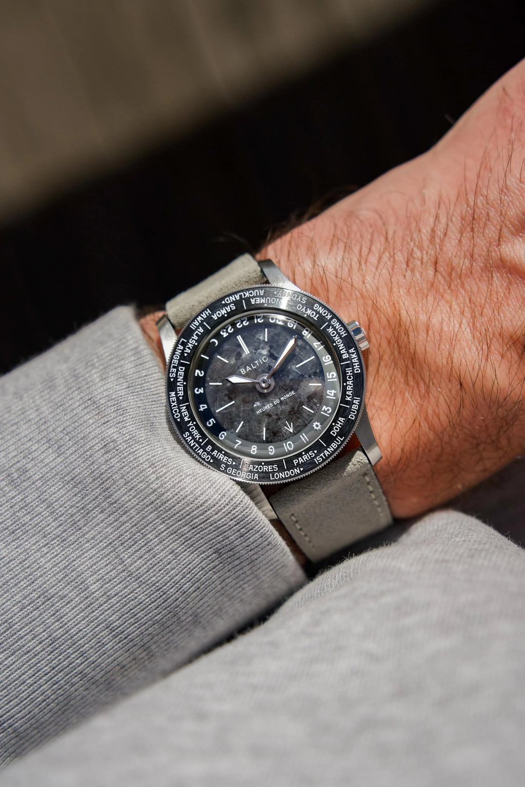 Baltic Heures du Monde Worldtimer - Labradorite
