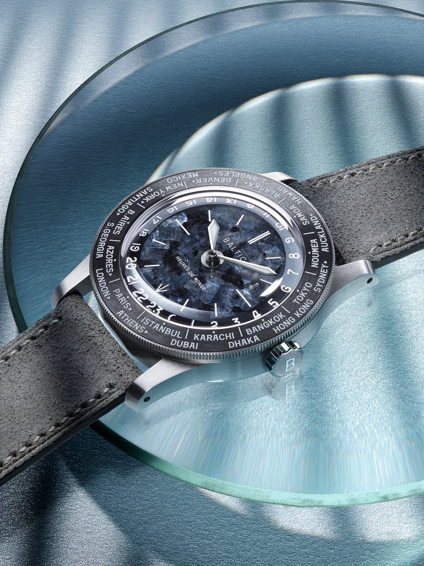 Baltic Heures du Monde Worldtimer - Labradorite