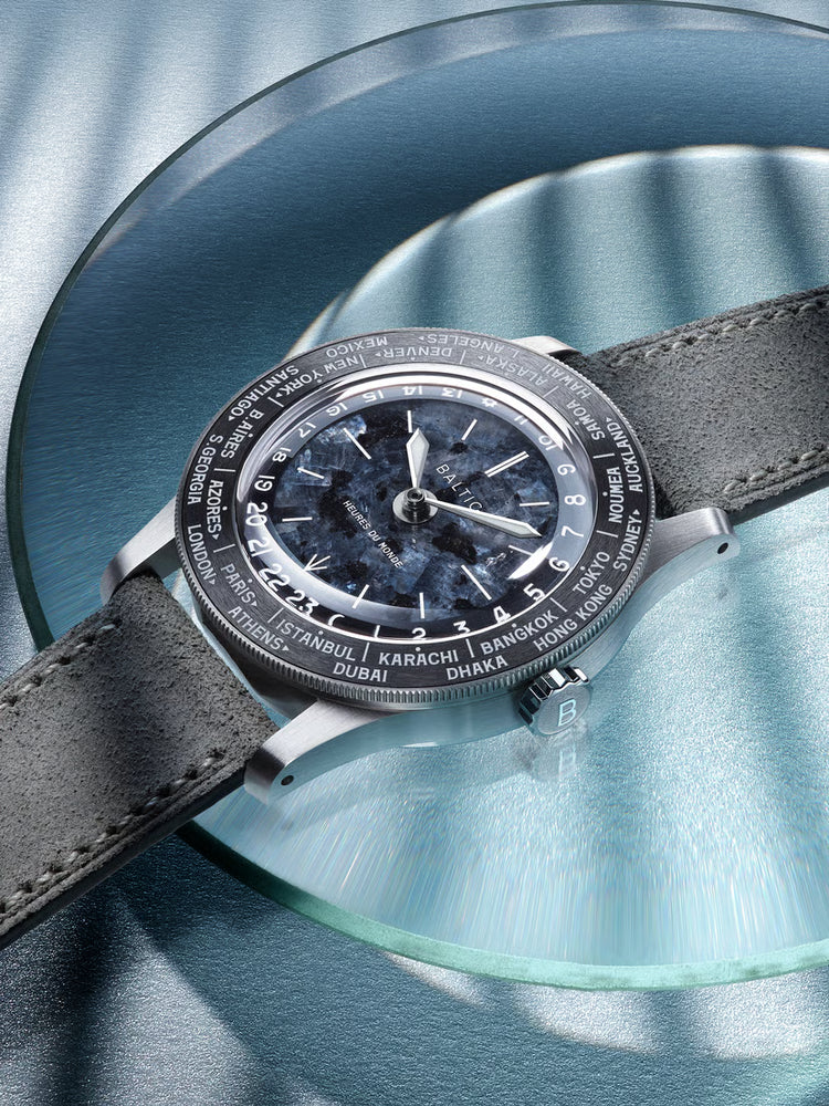 Baltic Heures du Monde Worldtimer - Labradorite