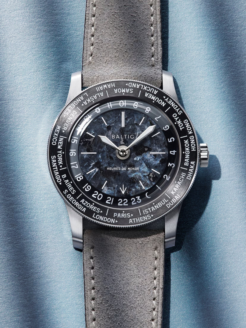 Baltic Heures du Monde Worldtimer - Labradorite
