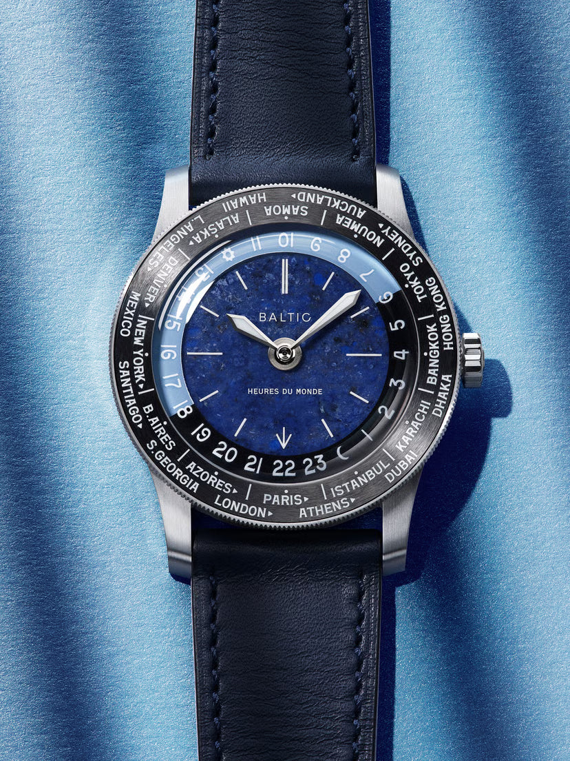 Baltic Heures du Monde Worldtimer - Sodalite