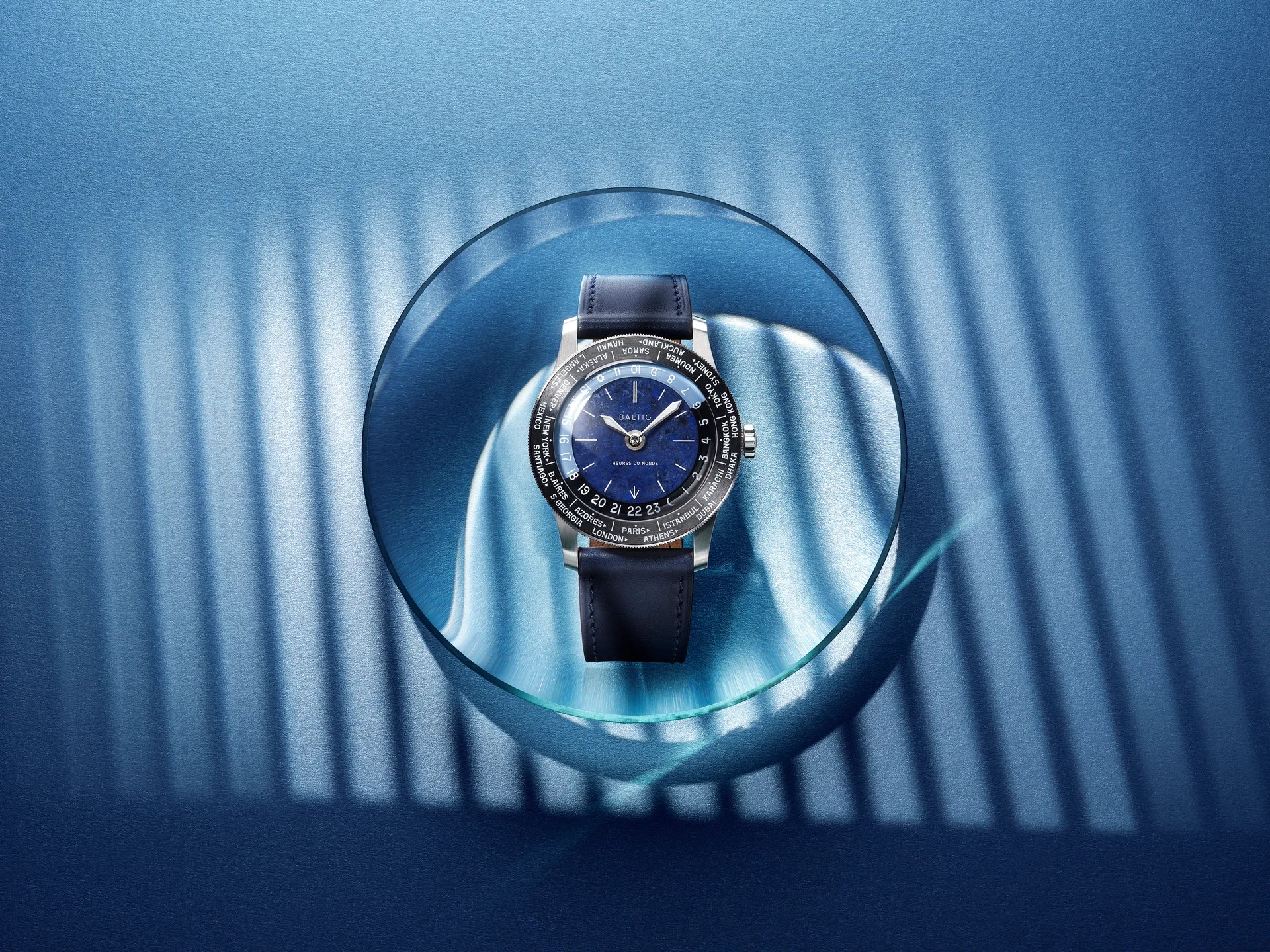 Baltic Heures du Monde Worldtimer - Sodalite