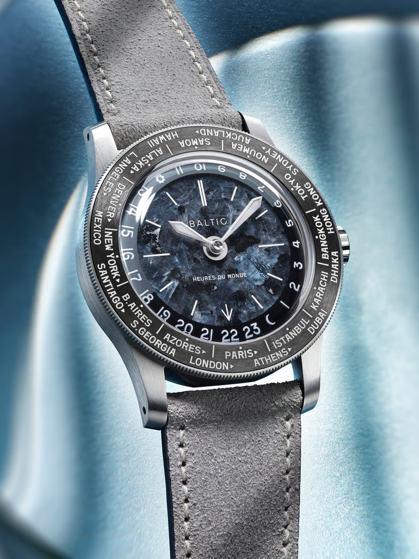 Baltic Heures du Monde Worldtimer - Labradorite