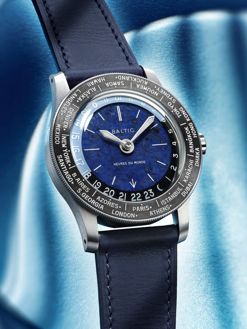 Baltic Heures du Monde Worldtimer - Sodalite