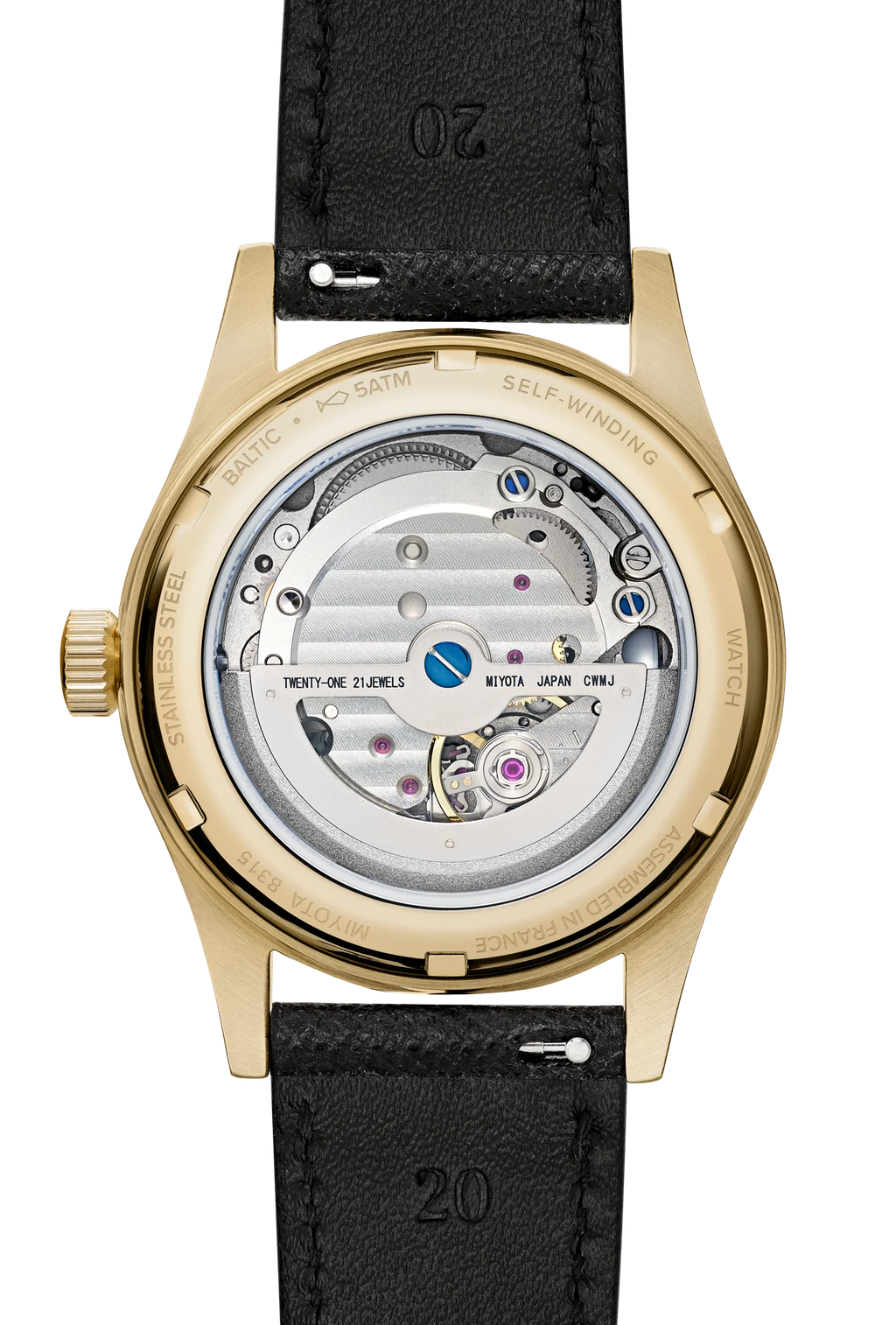 Baltic HMS 002 Gold PVD - Black