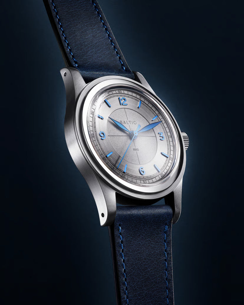 Baltic HMS 003 - Silver Blue - Closed Caseback