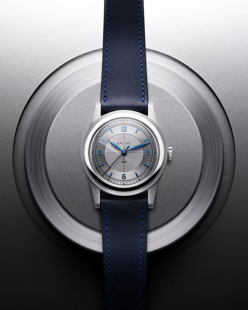Baltic HMS 003 - Silver Blue - Closed Caseback