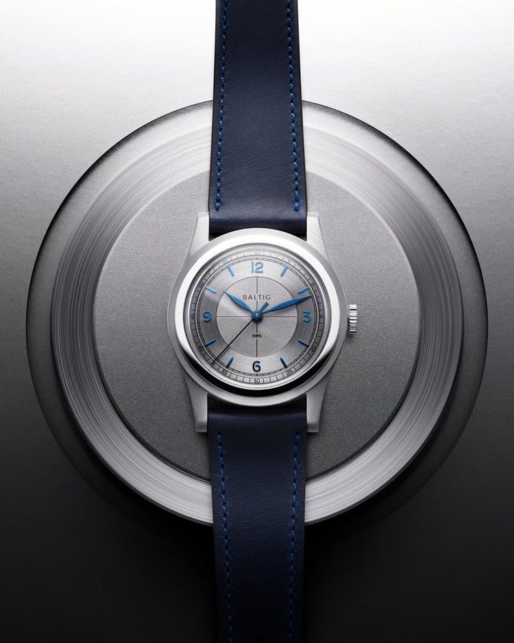 Baltic HMS 003 - Silver Blue - Open Caseback