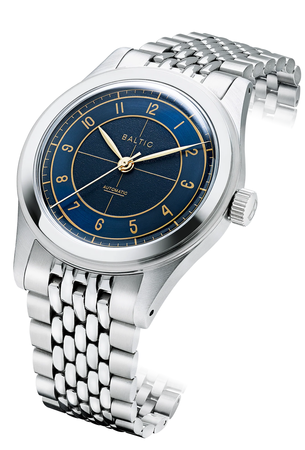 Baltic HMS 002 - Blue Gilt - Closed Caseback