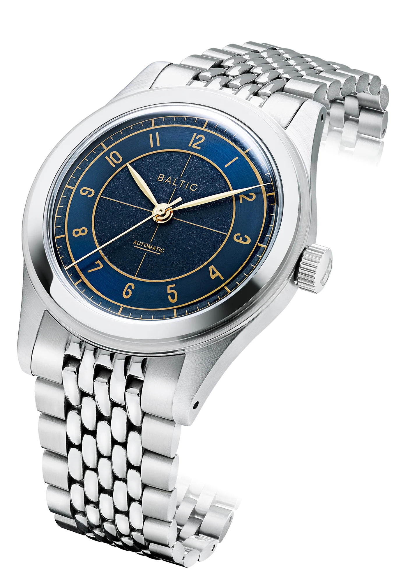 Baltic HMS 002 - Blue Gilt - Closed Caseback