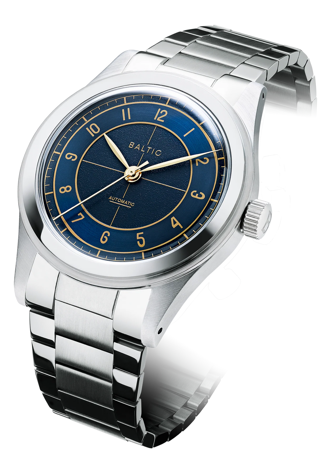 Baltic HMS 002 - Blue Gilt - Open Caseback