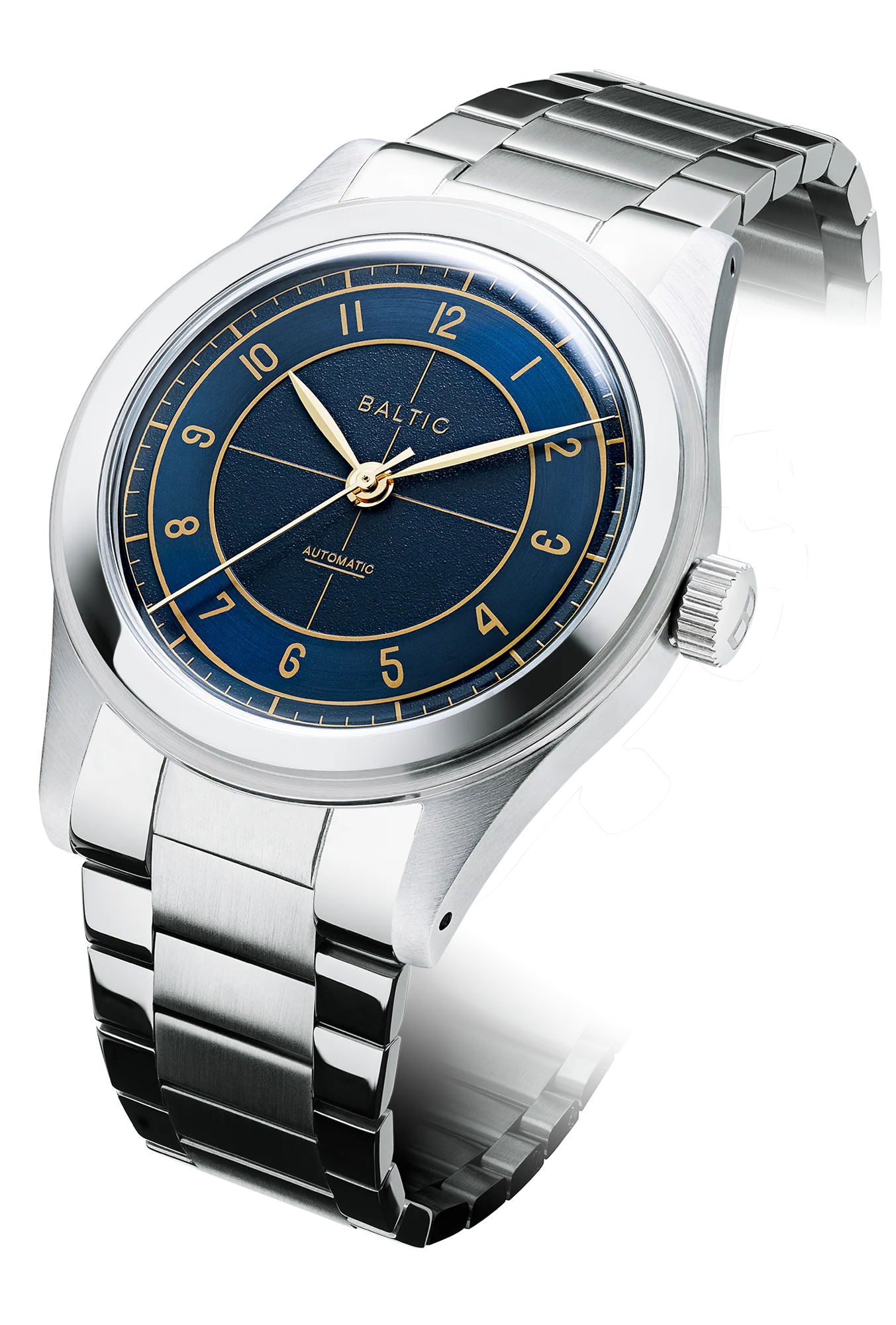 Baltic HMS 002 - Blue Gilt - Closed Caseback