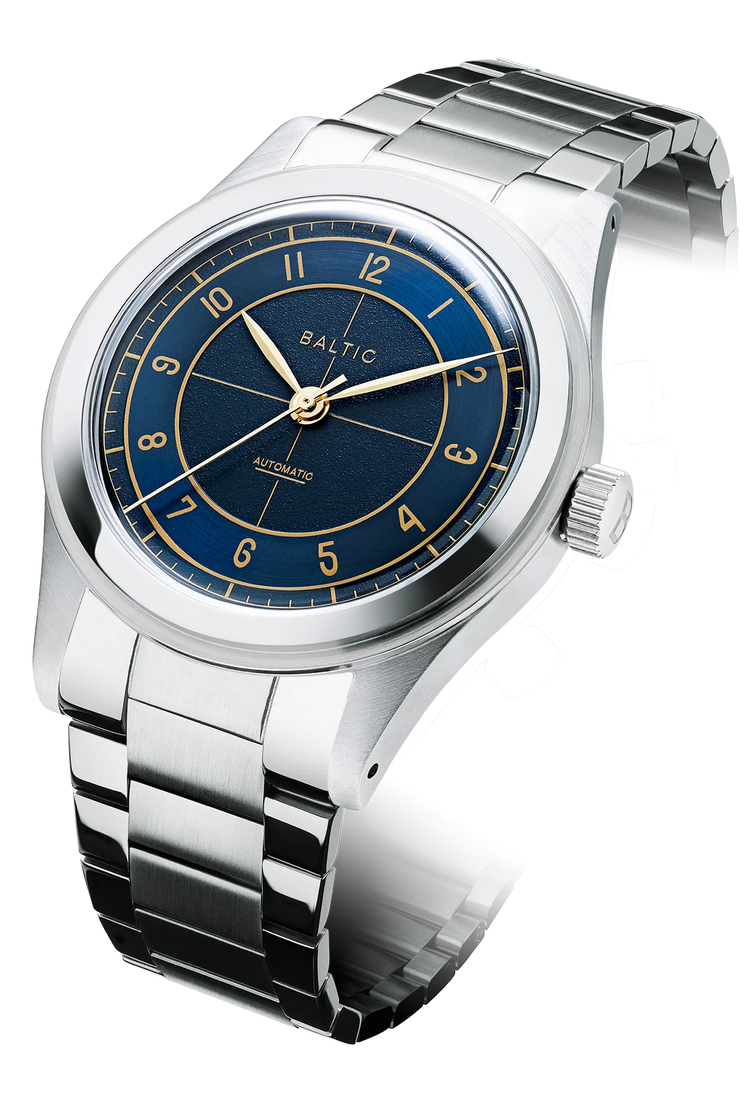 Baltic HMS 002 - Blue Gilt - Closed Caseback