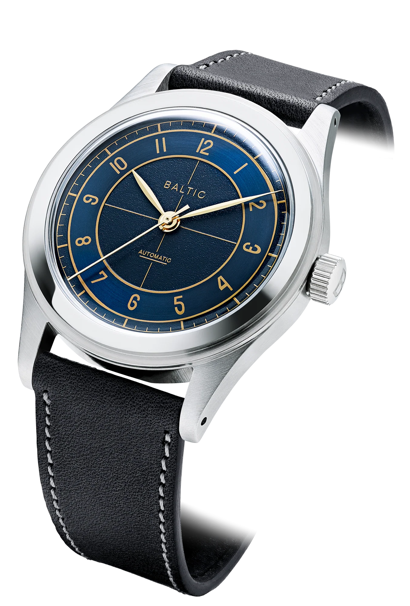 Baltic HMS 002 - Blue Gilt - Open Caseback