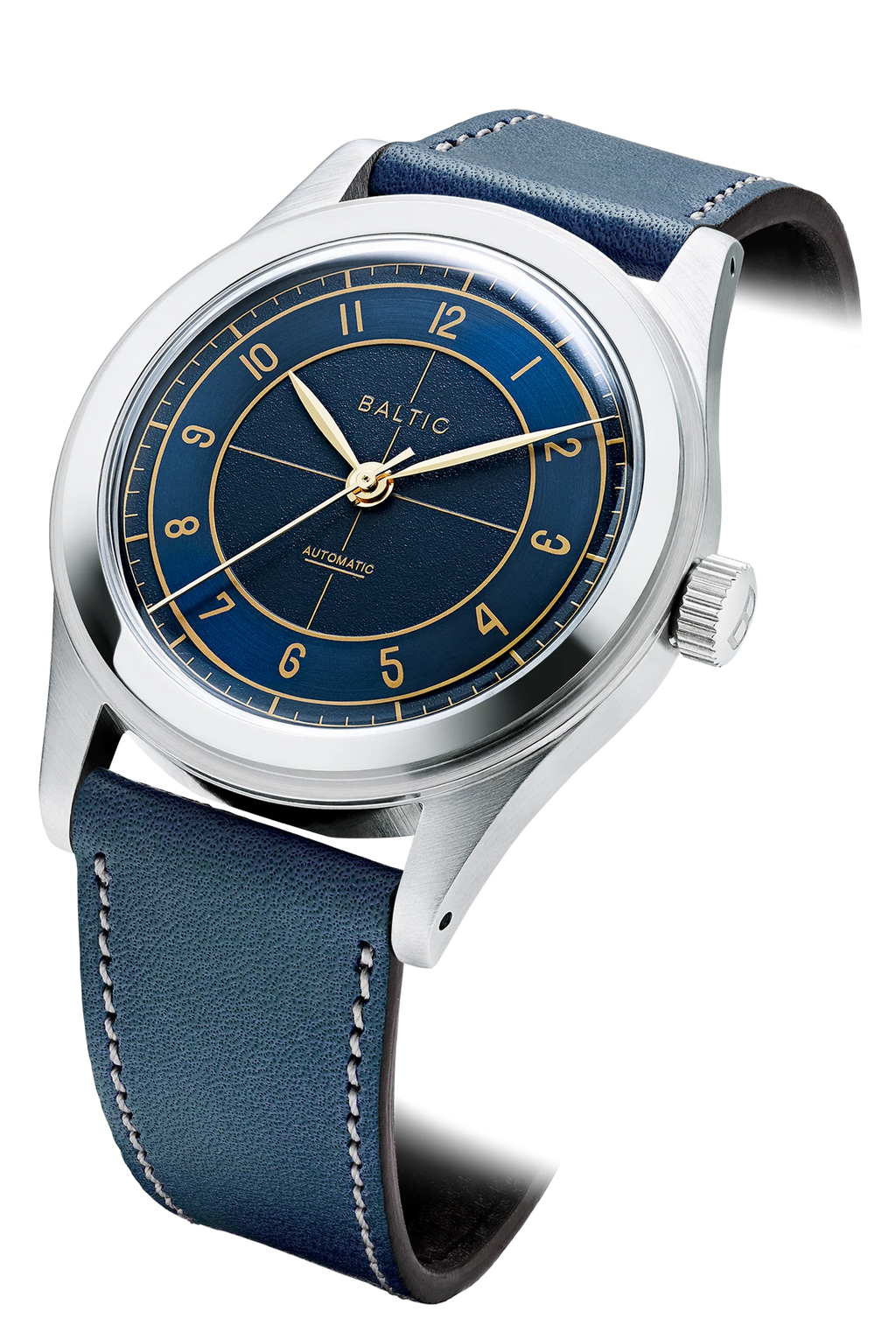 Baltic HMS 002 - Blue Gilt - Closed Caseback