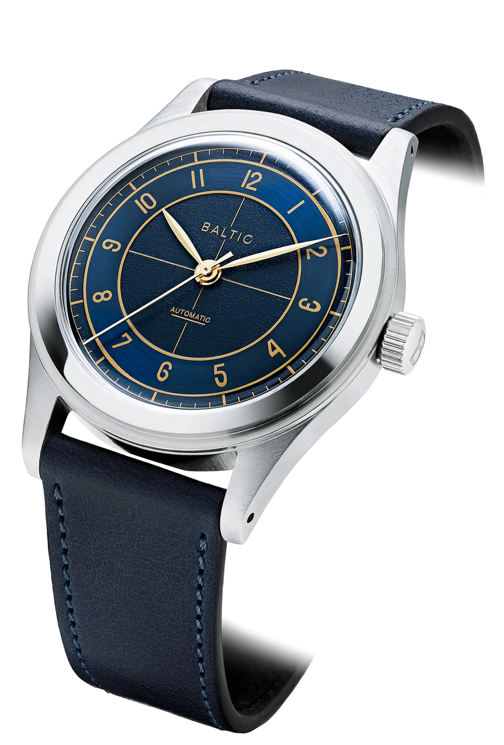 Baltic HMS 002 - Blue Gilt - Open Caseback