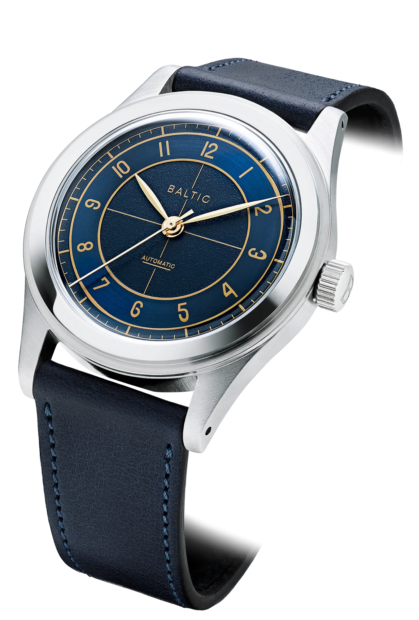 Baltic HMS 002 - Blue Gilt - Open Caseback