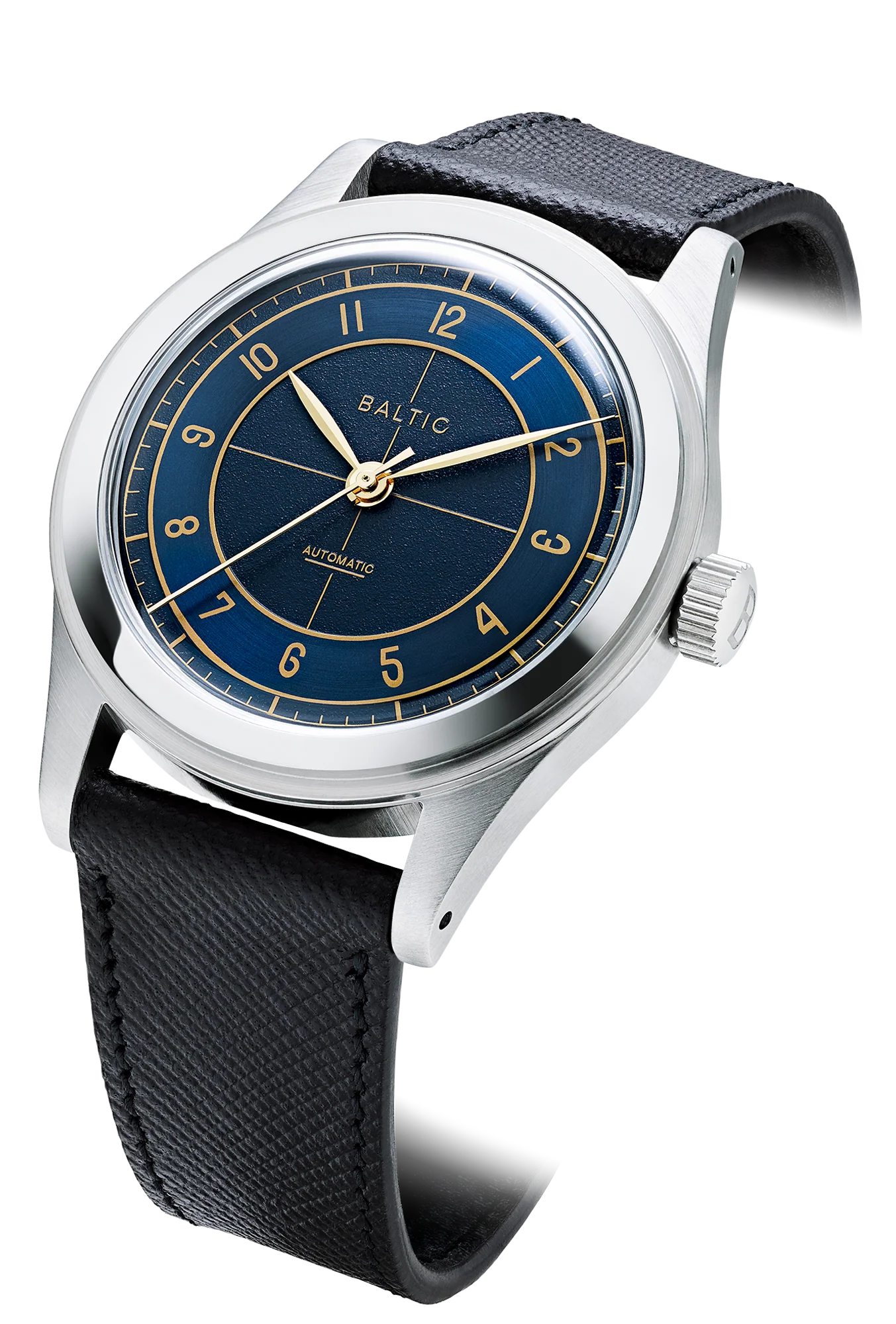 Baltic HMS 002 - Blue Gilt - Closed Caseback