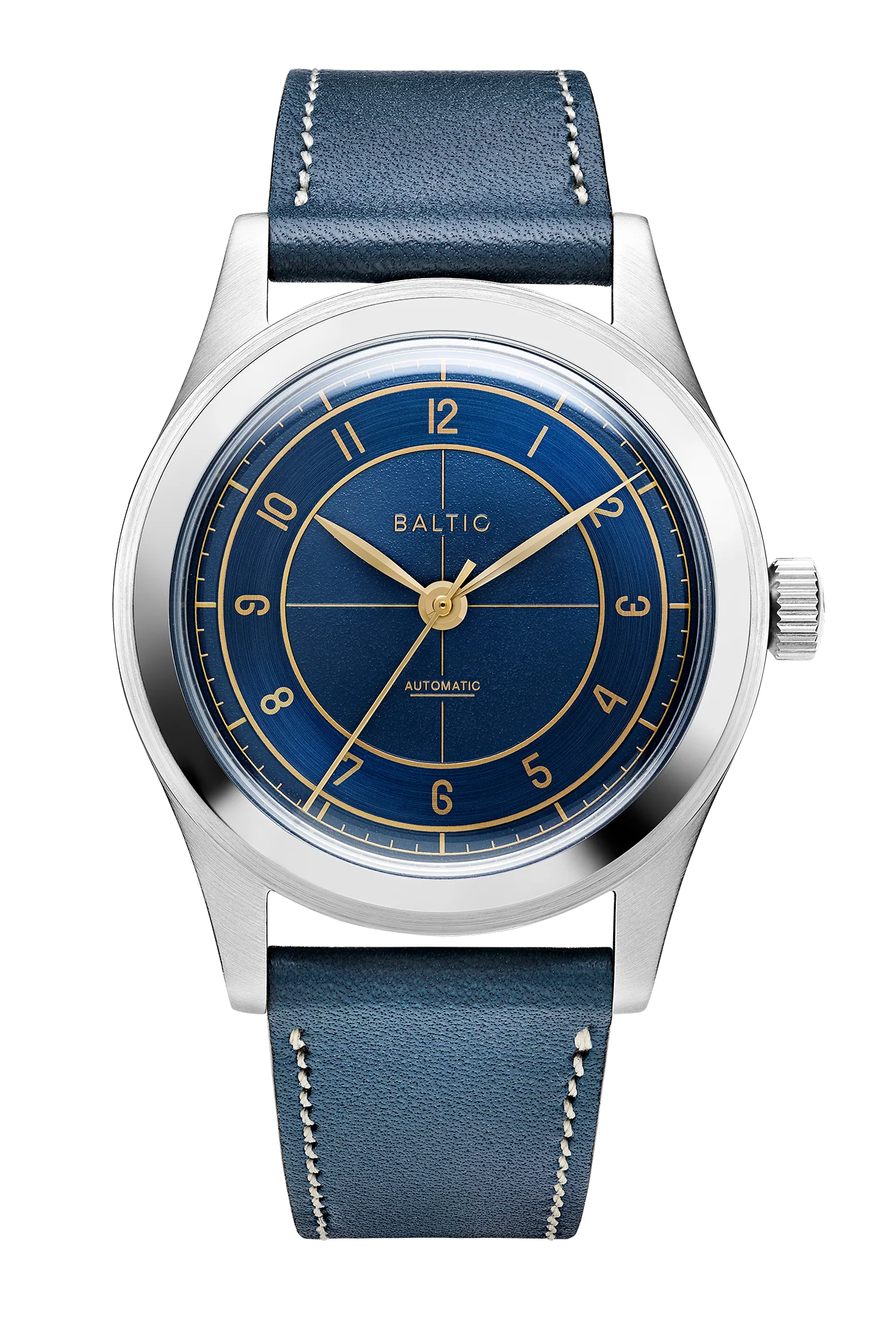 Baltic HMS 002 - Blue Gilt - Open Caseback