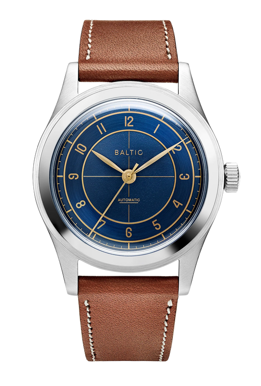 Baltic HMS 002 - Blue Gilt - Closed Caseback