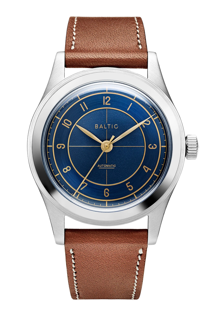 Baltic HMS 002 - Blue Gilt - Closed Caseback