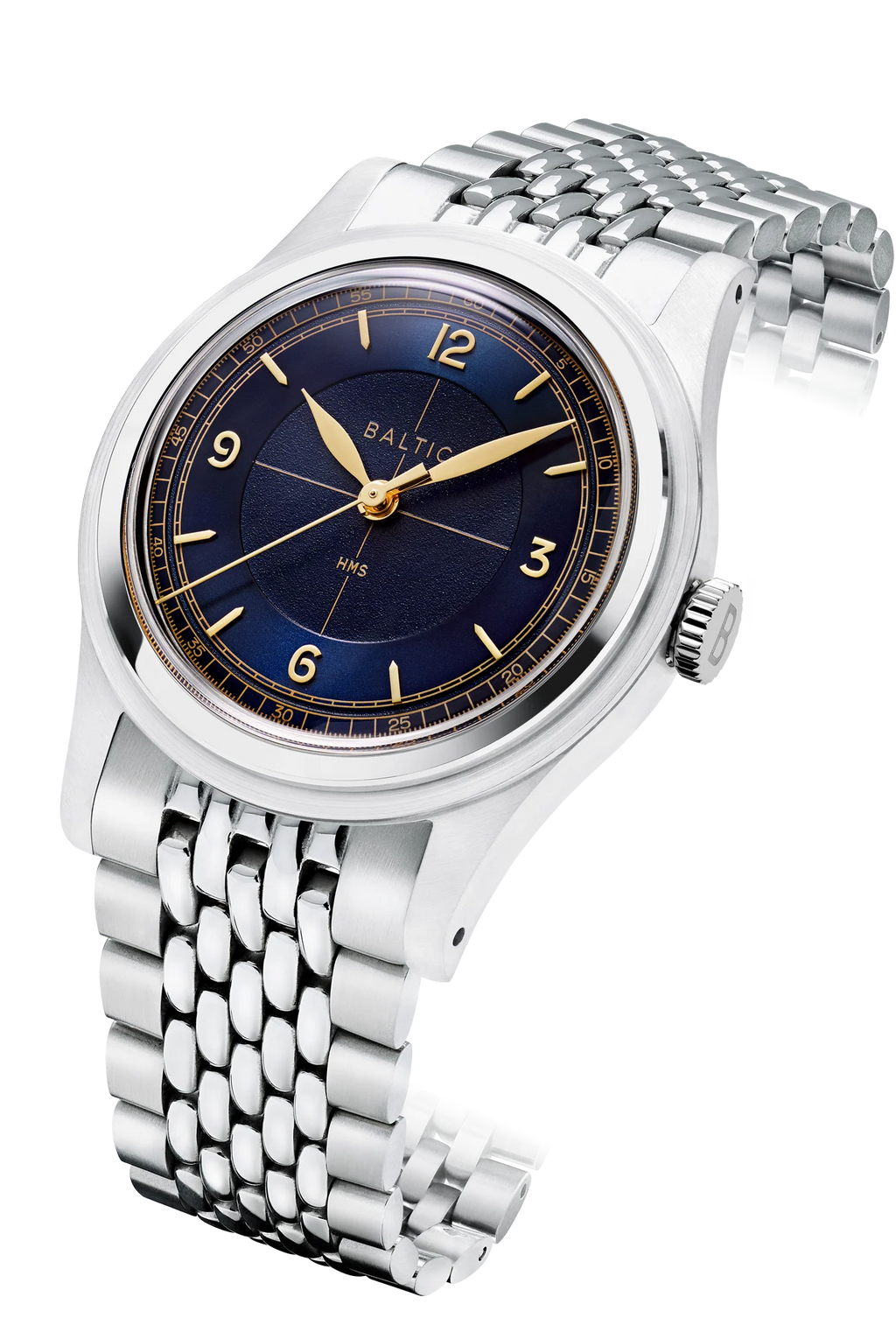 Baltic HMS 003 - Blue Gilt - Open Caseback