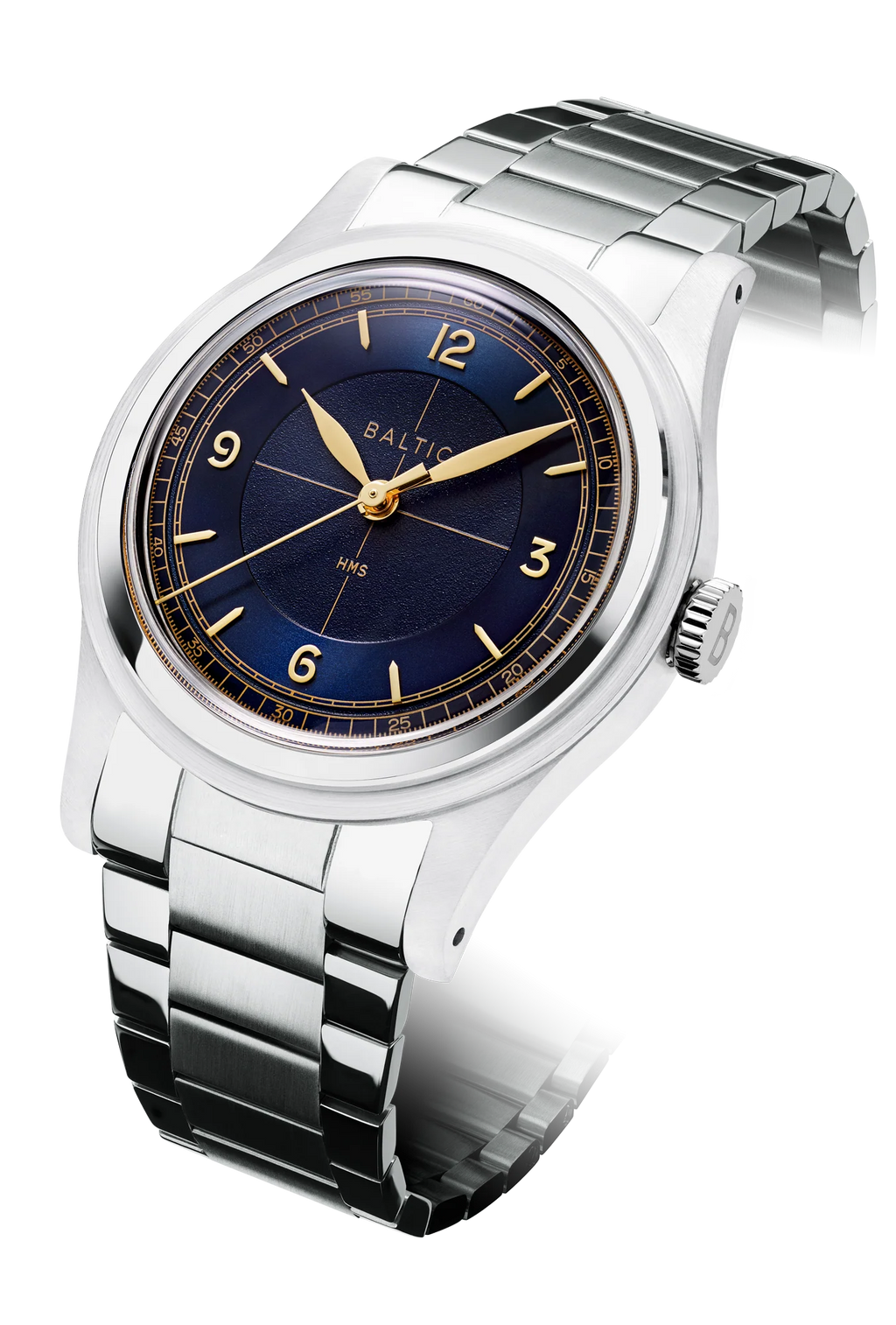 Baltic HMS 003 - Blue Gilt - Open Caseback