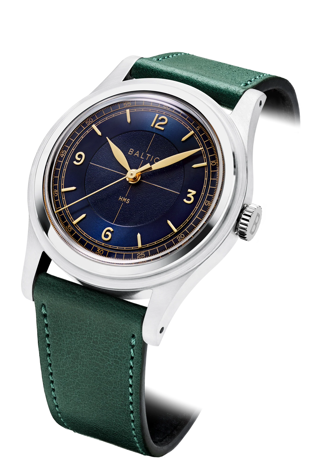 Baltic HMS 003 - Blue Gilt - Open Caseback