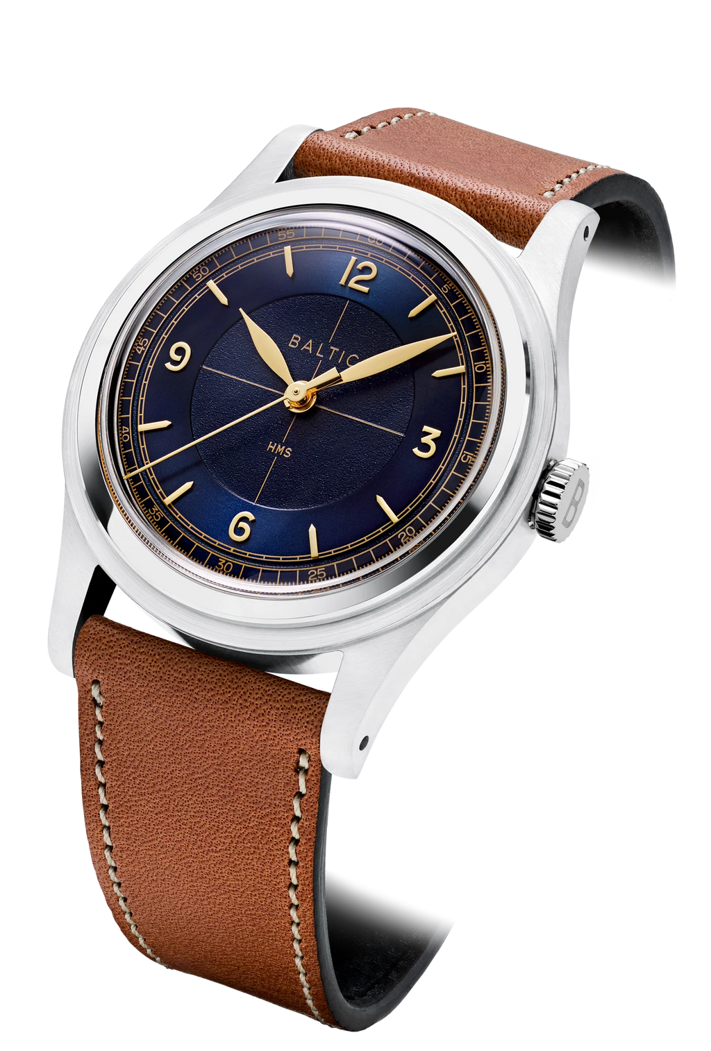 Baltic HMS 003 - Blue Gilt - Open Caseback