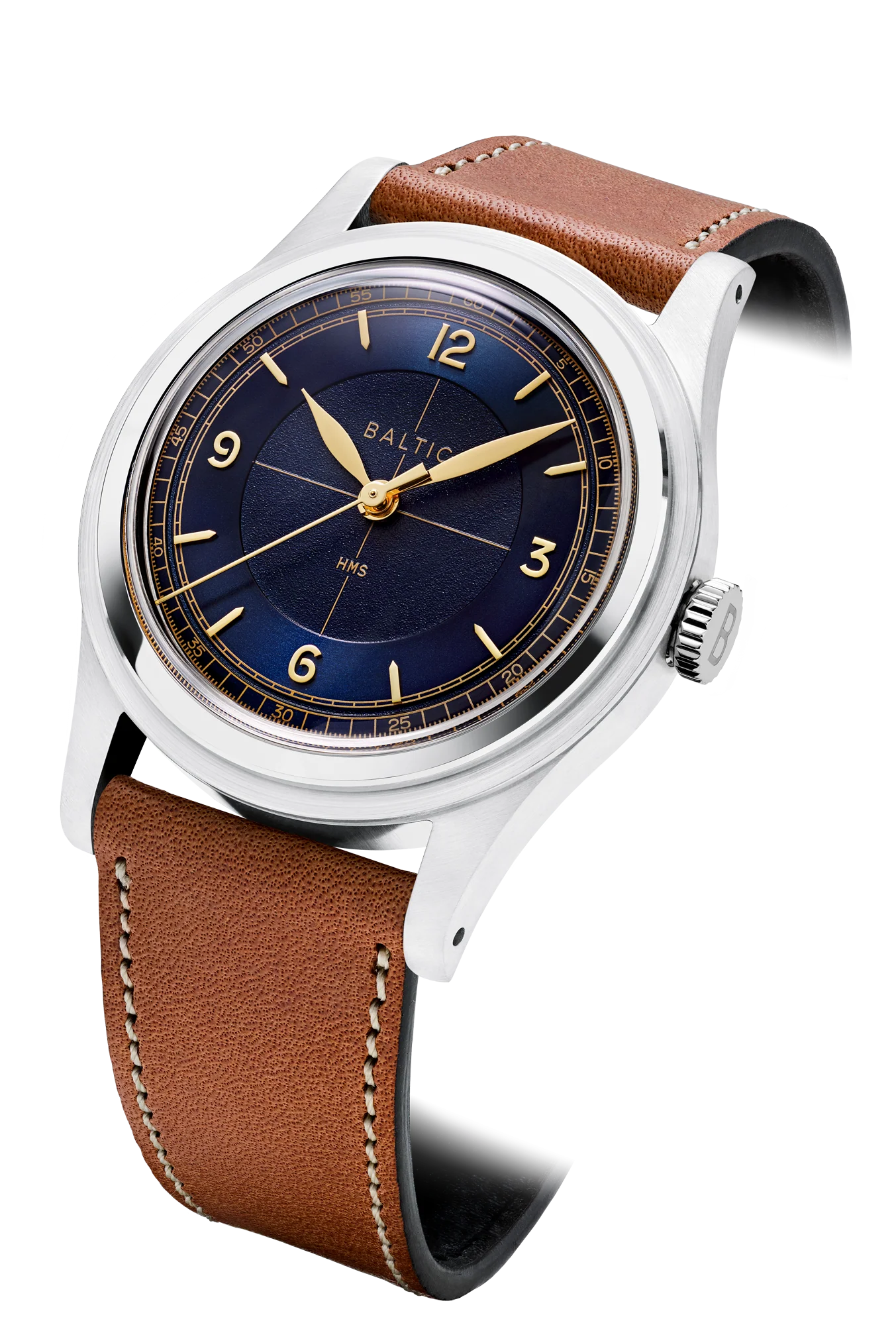 Baltic HMS 003 - Blue Gilt - Open Caseback
