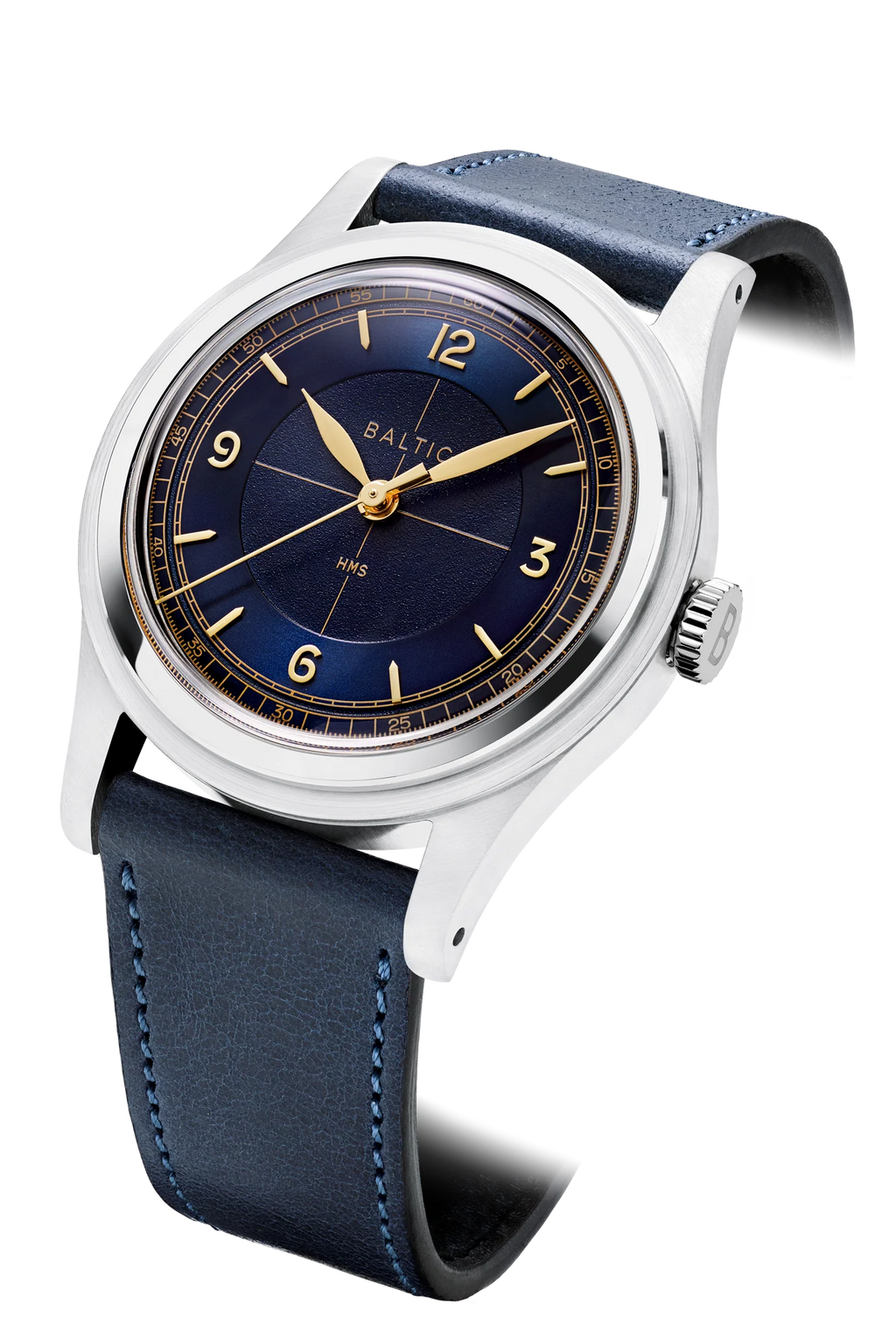 Baltic HMS 003 - Blue Gilt - Open Caseback