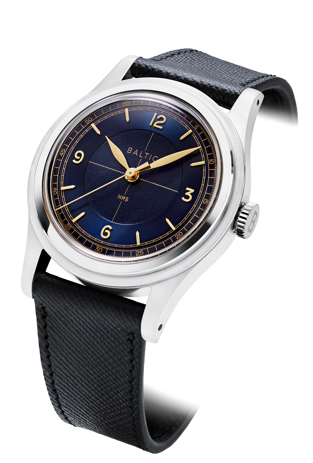 Baltic HMS 003 - Blue Gilt - Open Caseback