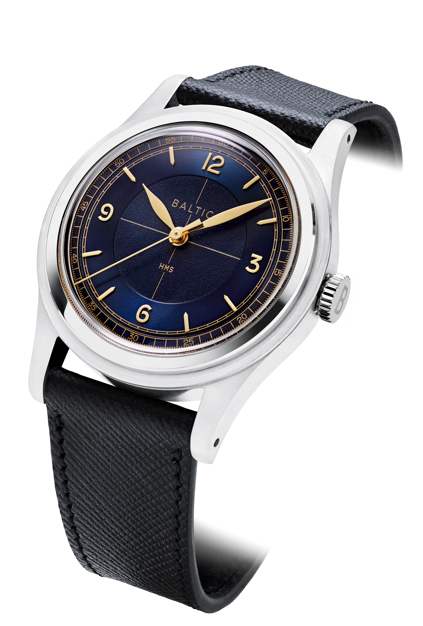 Baltic HMS 003 - Blue Gilt - Open Caseback