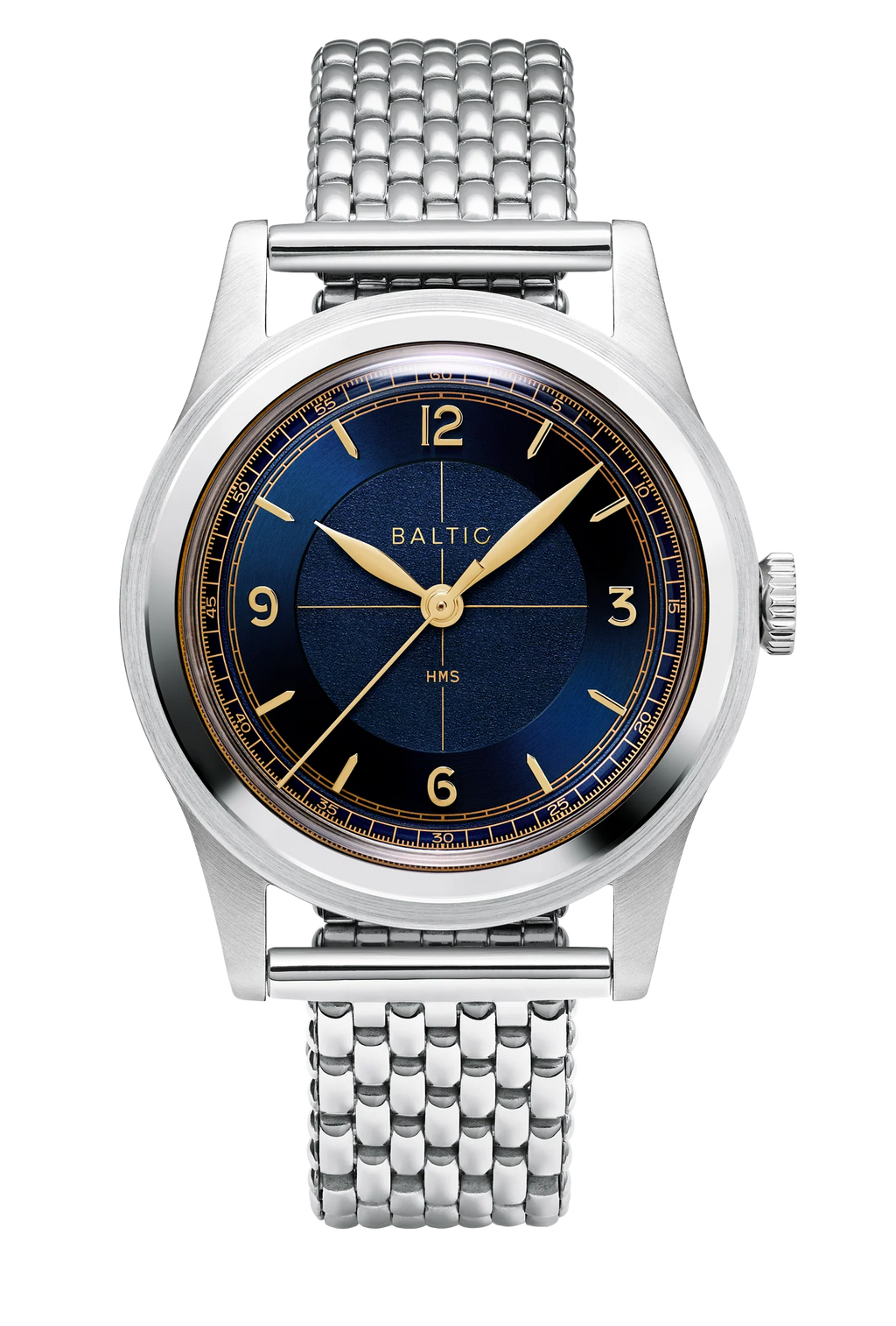 Baltic HMS 003 - Blue Gilt - Open Caseback