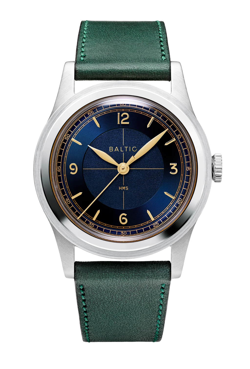 Baltic HMS 003 - Blue Gilt - Open Caseback
