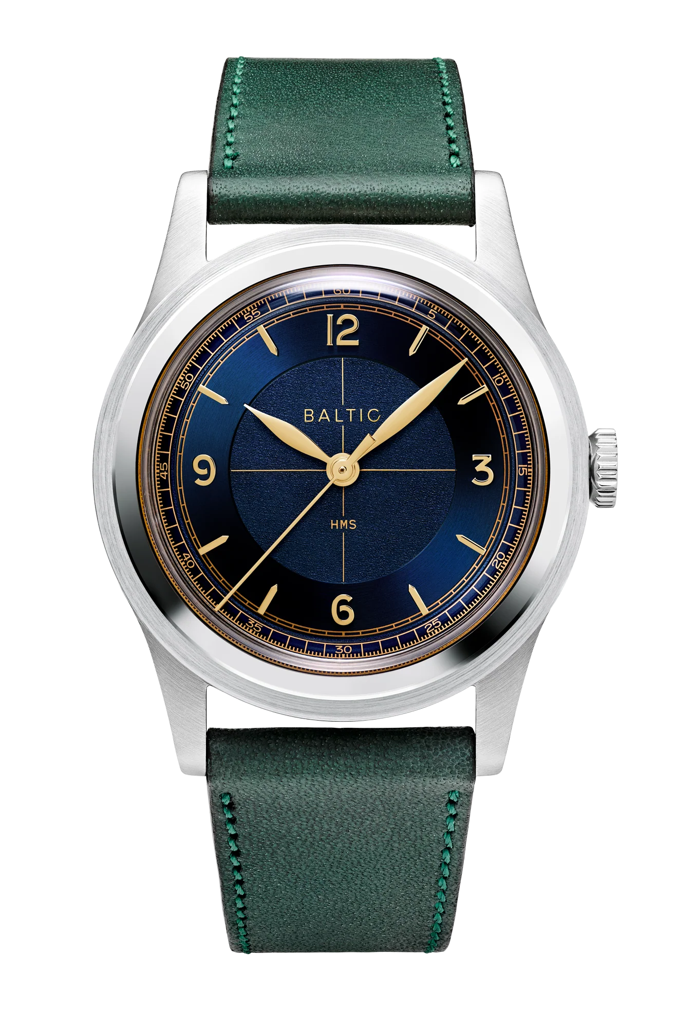 Baltic HMS 003 - Blue Gilt - Open Caseback