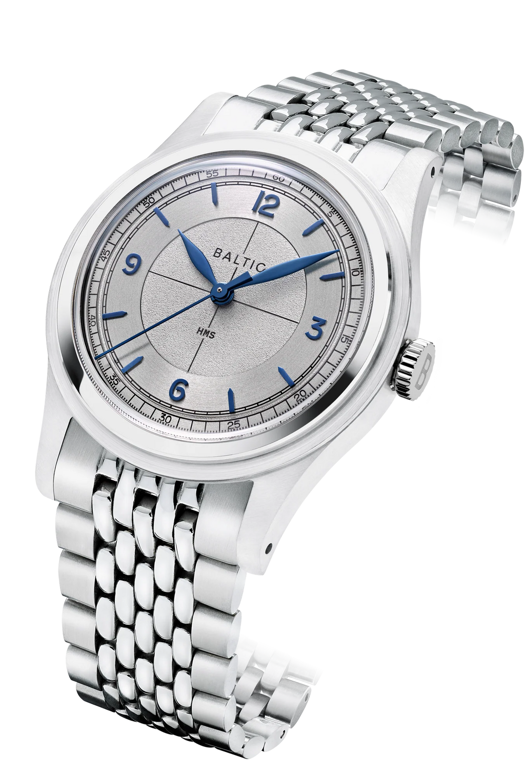 Baltic HMS 003 - Silver Blue - Closed Caseback