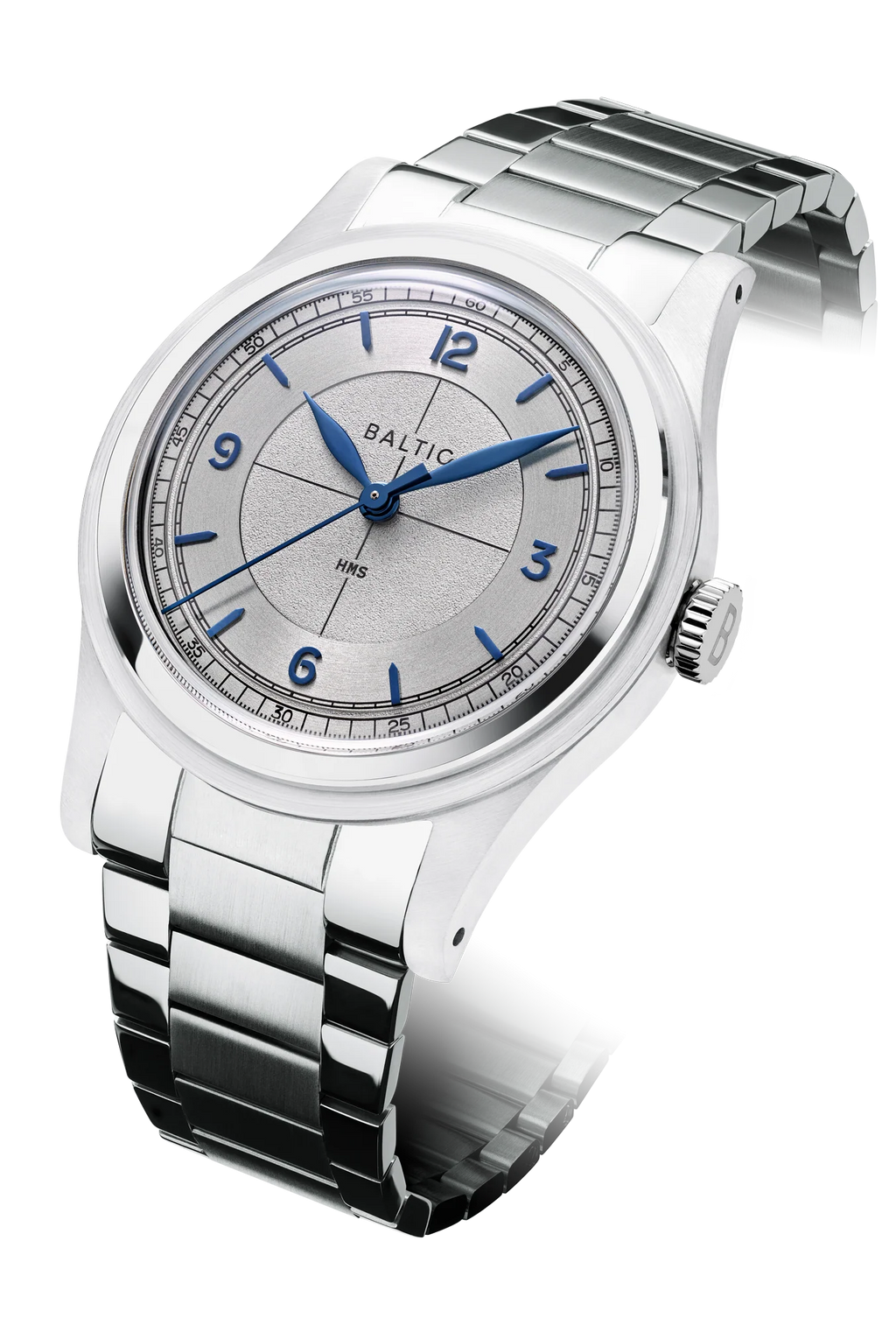 Baltic HMS 003 - Silver Blue - Closed Caseback