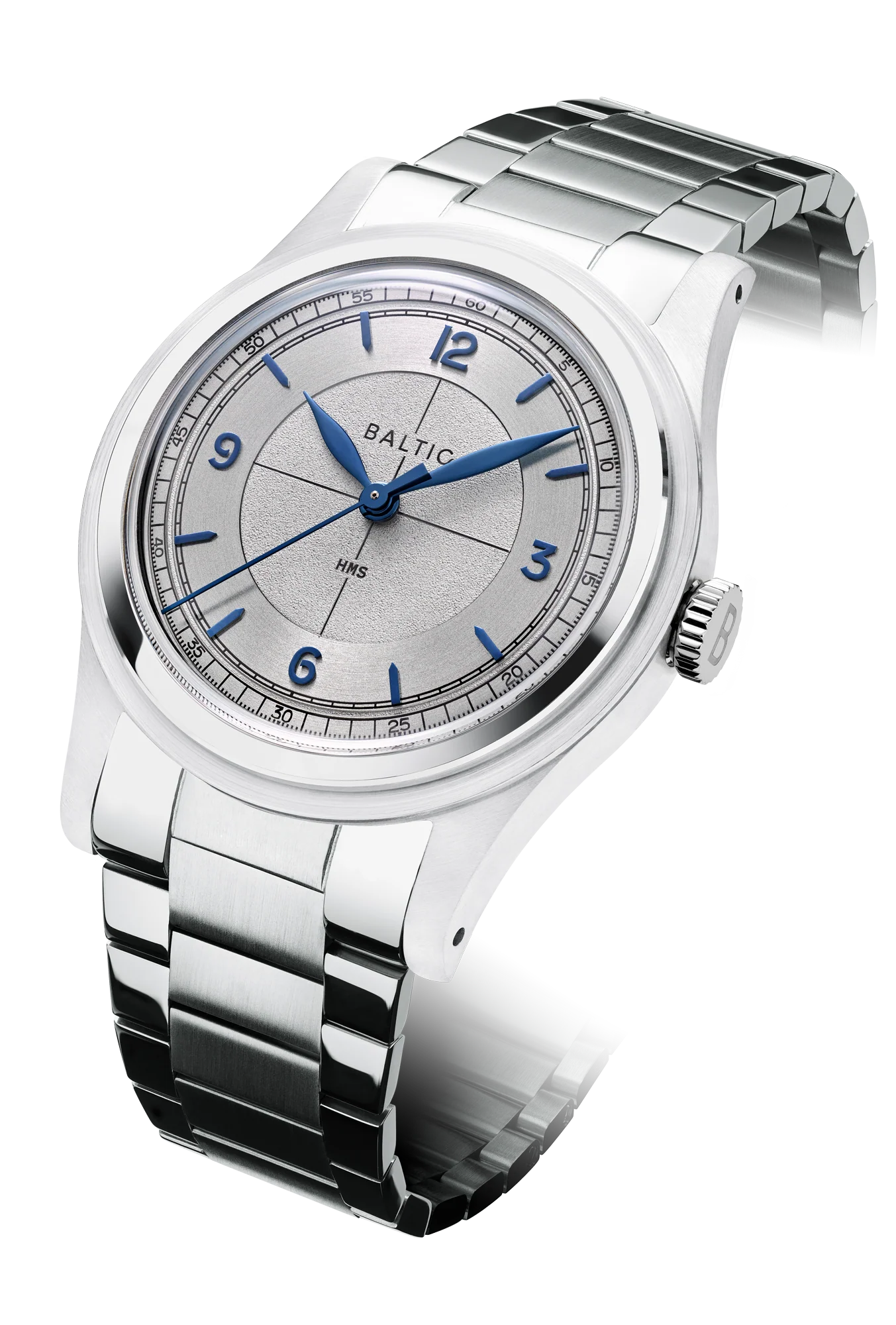Baltic HMS 003 - Silver Blue - Open Caseback