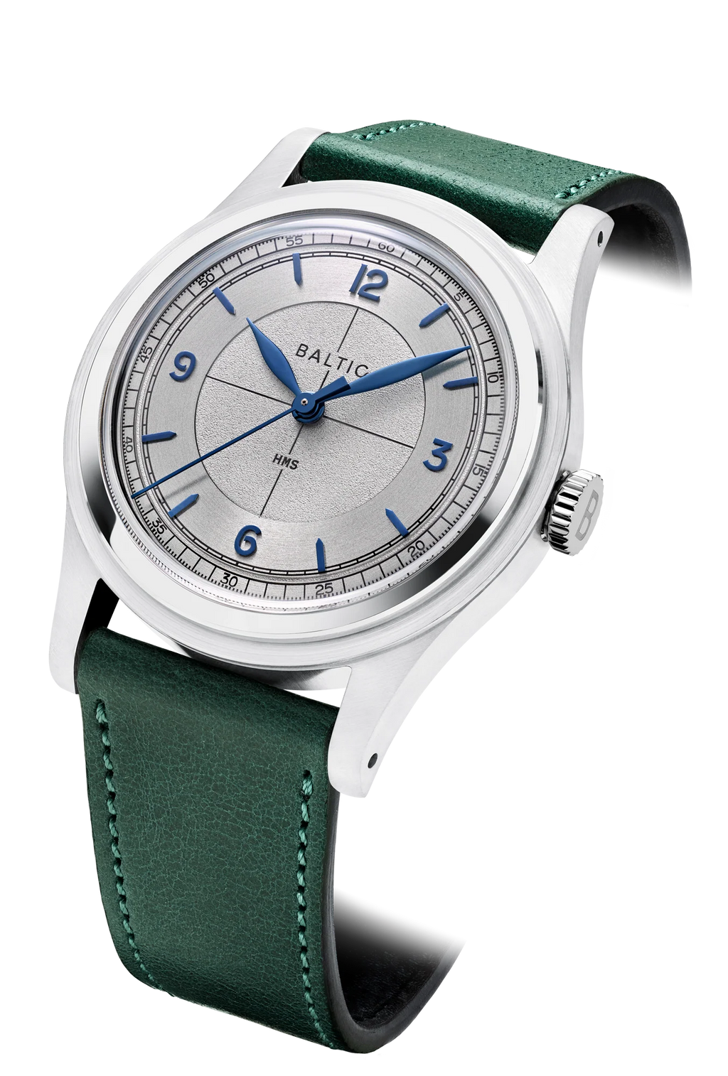 Baltic HMS 003 - Silver Blue - Closed Caseback