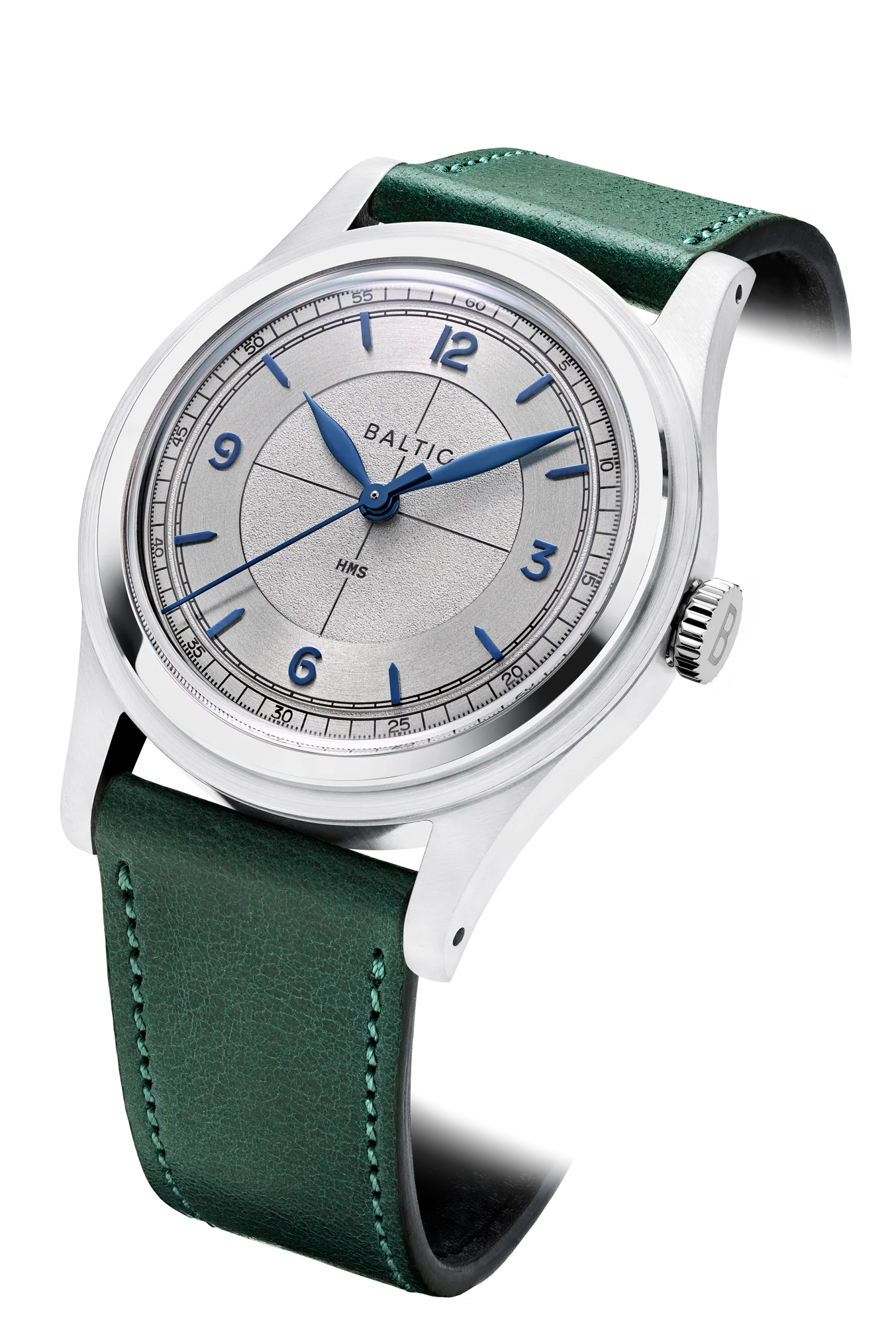 Baltic HMS 003 - Silver Blue - Closed Caseback