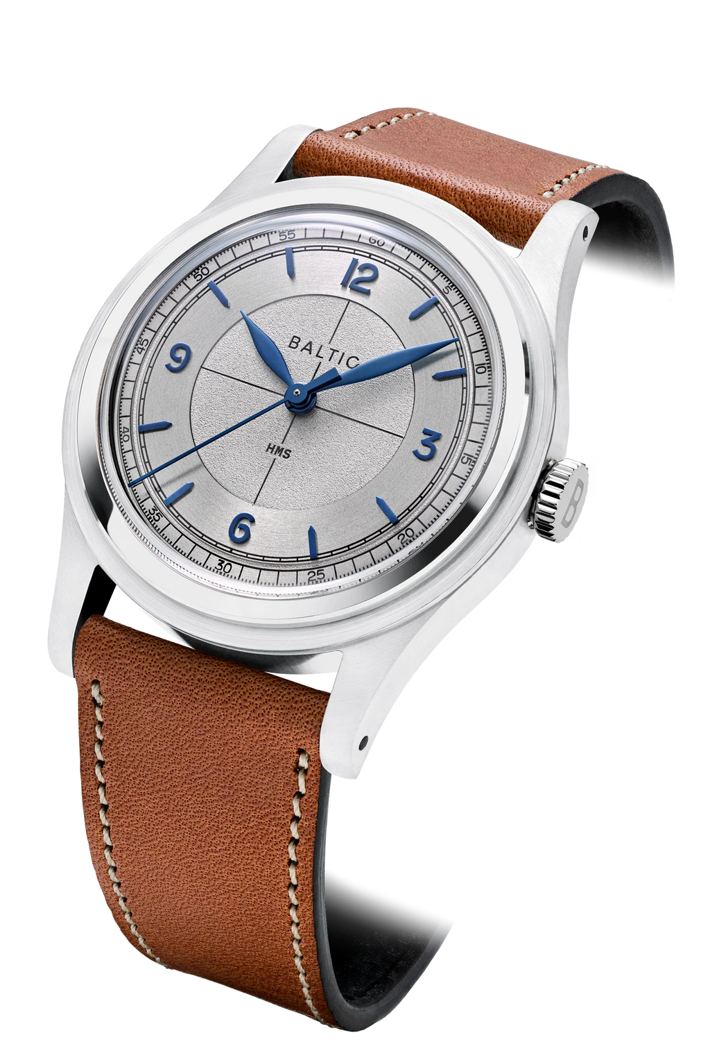 Baltic HMS 003 - Silver Blue - Closed Caseback