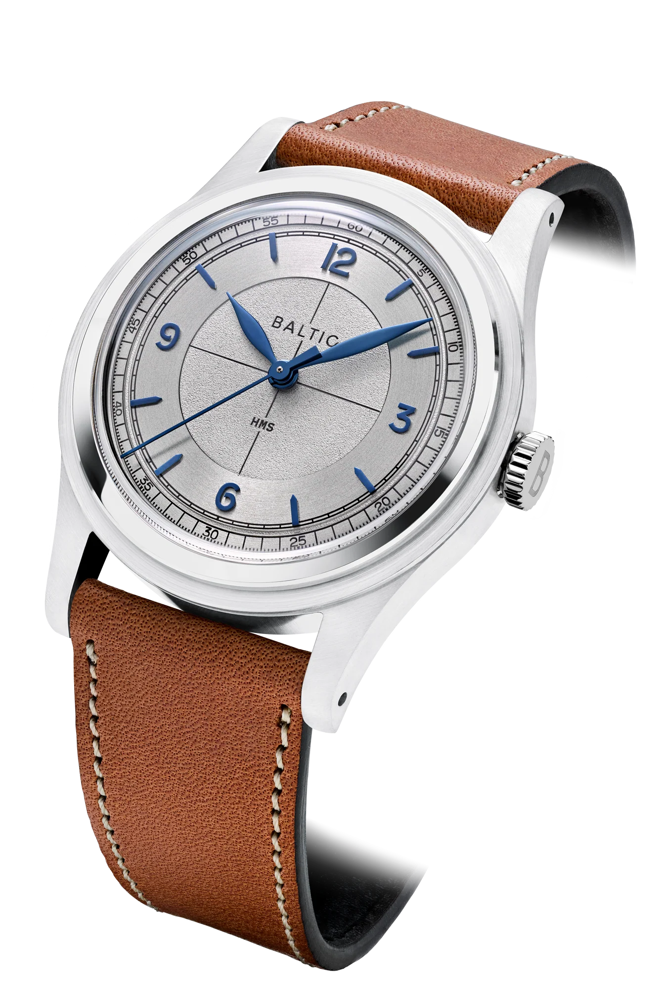 Baltic HMS 003 - Silver Blue - Closed Caseback