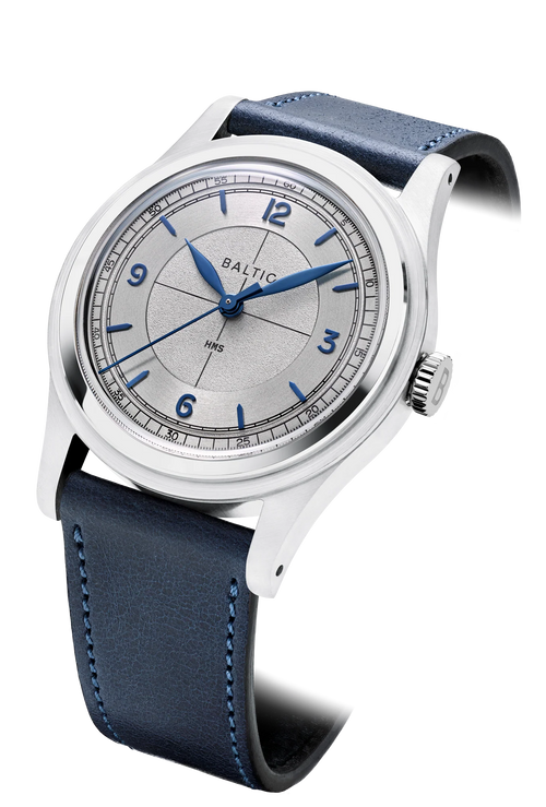 Baltic HMS 003 - Silver Blue - Open Caseback