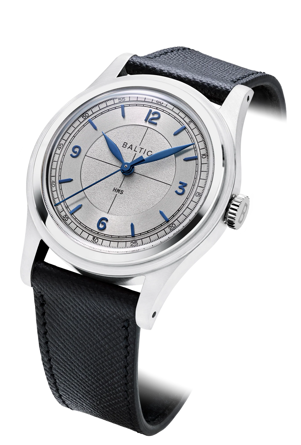 Baltic HMS 003 - Silver Blue - Closed Caseback