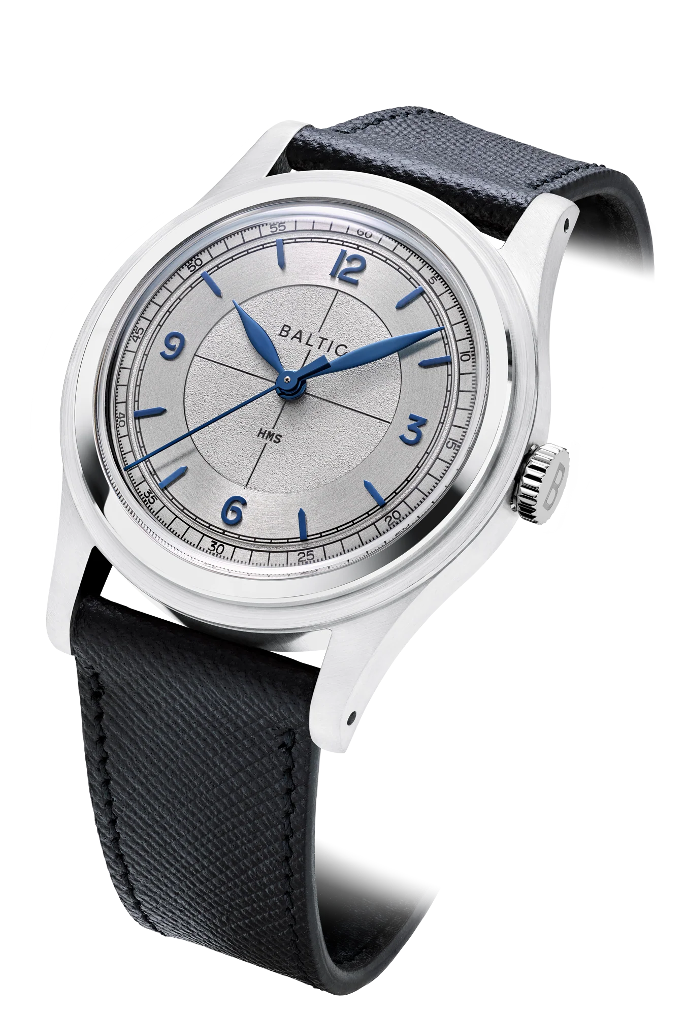 Baltic HMS 003 - Silver Blue - Closed Caseback