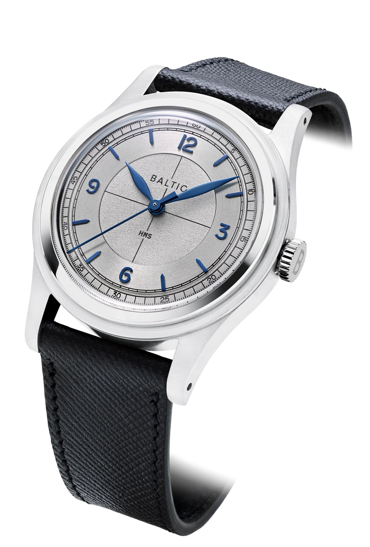 Baltic HMS 003 - Silver Blue - Open Caseback